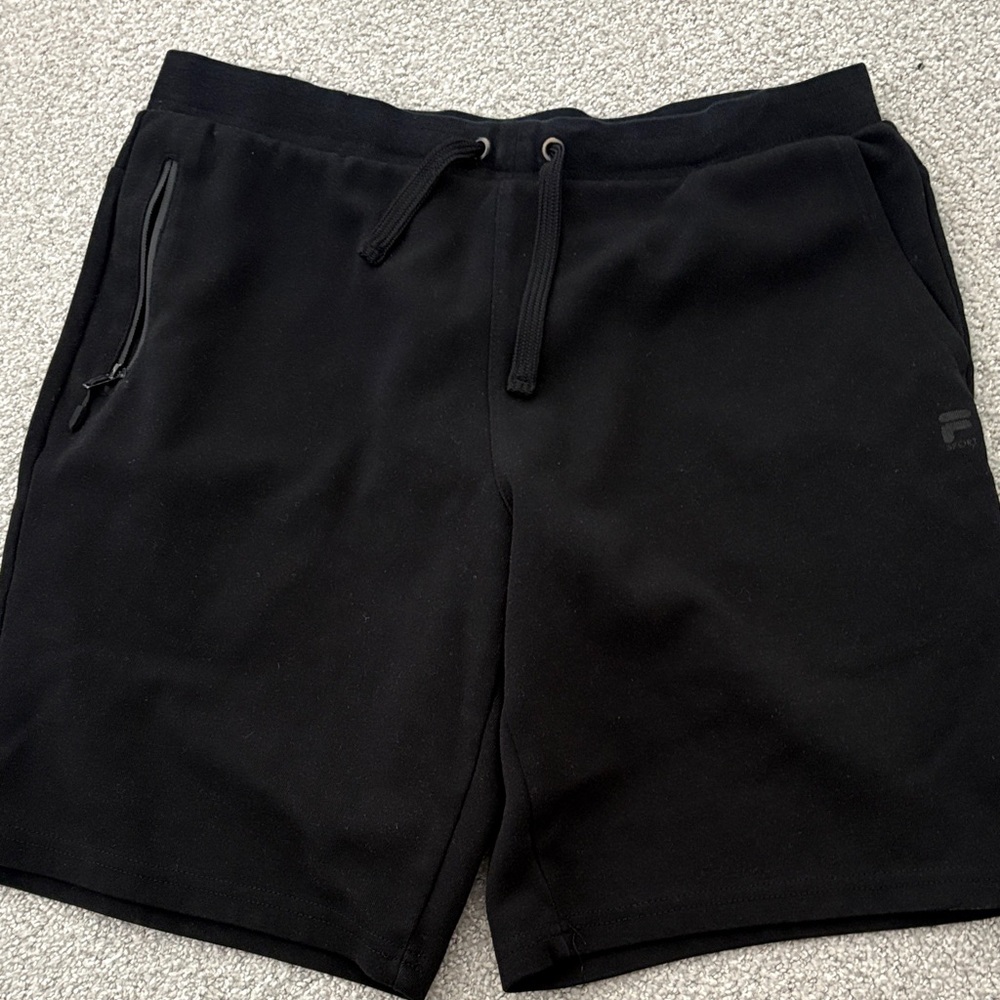 Fila Black Athletic Men's Shorts